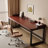 Black Rectangular Solid Wood writing desk-1095705400-1095705404