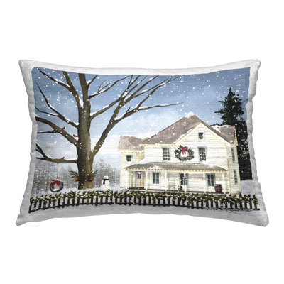 Christmas at Grandma's Outdoor Printed Pillow by Billy Jacobs