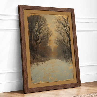 Winter Path Into Distance Scandinavian - Print