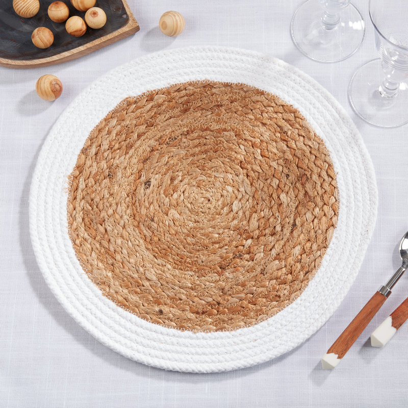 Adelyn Earthy 4 Piece Jute Placemat Set