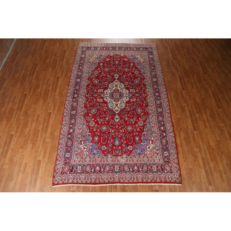 Tapis persan traditionnel à motif persan Sarouk noué à la main 8 x 12