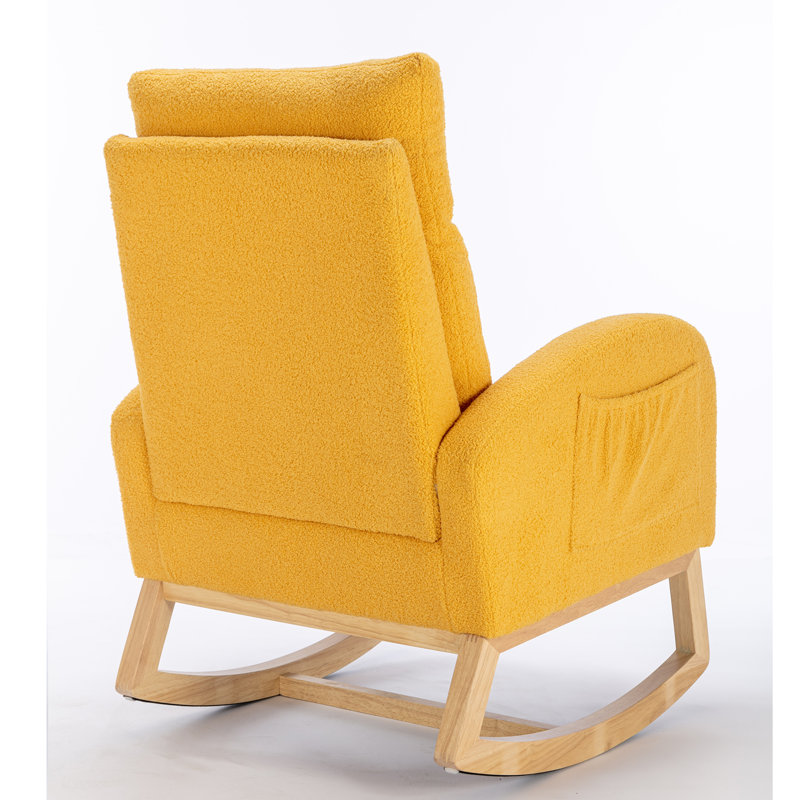 Kristin Rocking Chair, Yellow