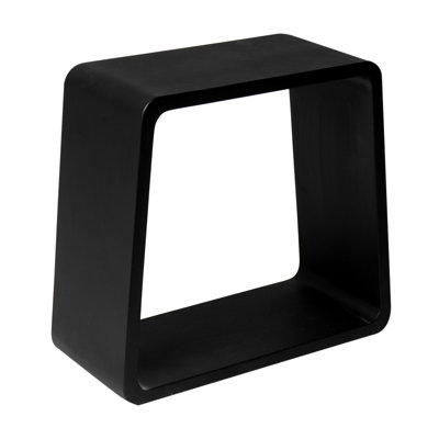 Tabouret de salle de bain noir