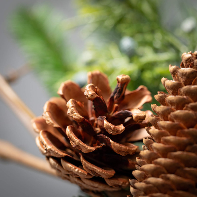 Couronne de pin artificielle 24 po, vert
