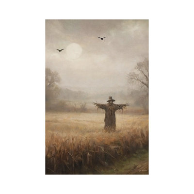 «Scarecrow at Dusk», reproduction d'art sur toile tendue
