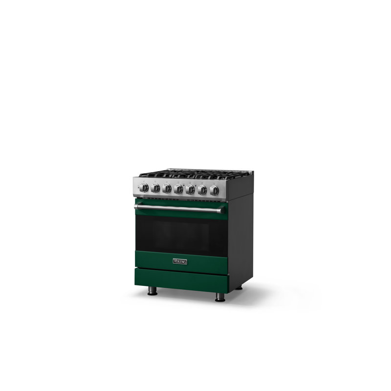 Viking30"W./24"D. Sealed Burner Range-5 Burners, Liquid Propane, Ivy, Dual Fuel