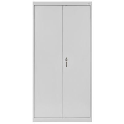 Classic Sandusky Lee 36" W x 24" D x 72" H Steel Wardrobe Cabinet with Adjustable Shelf by Sandusky