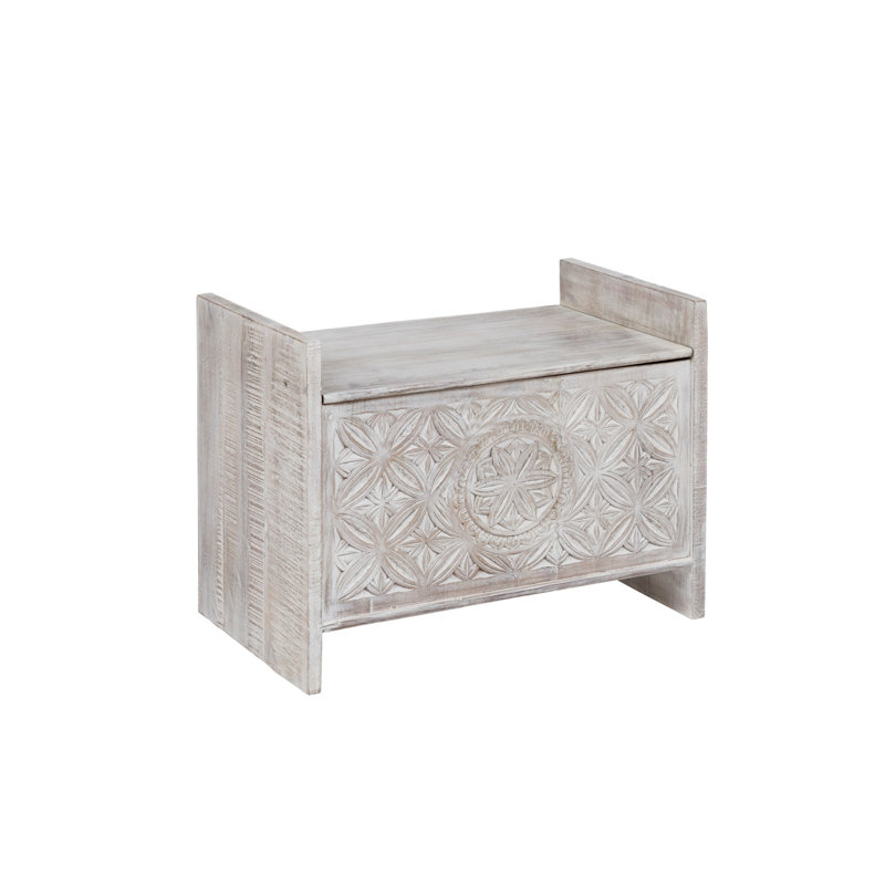 Retzlaff Solid Wood Storage Bench
