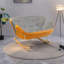 Chaise berçante moderne rembourrée