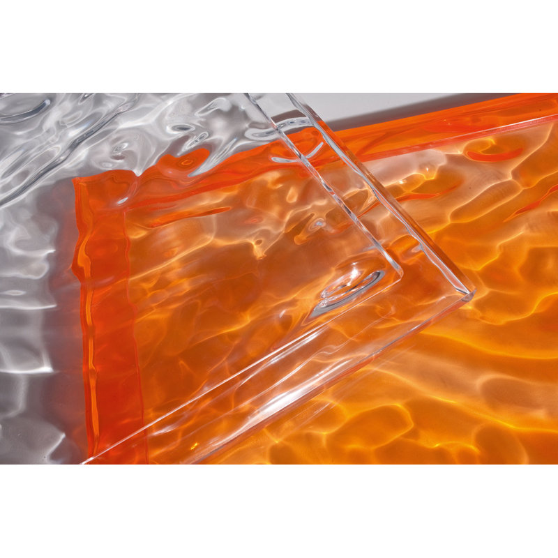 Mario Bellini Blue Transparent Outdoor Serving Tray