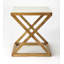 Braylon Marble & Wood End Table-585871976