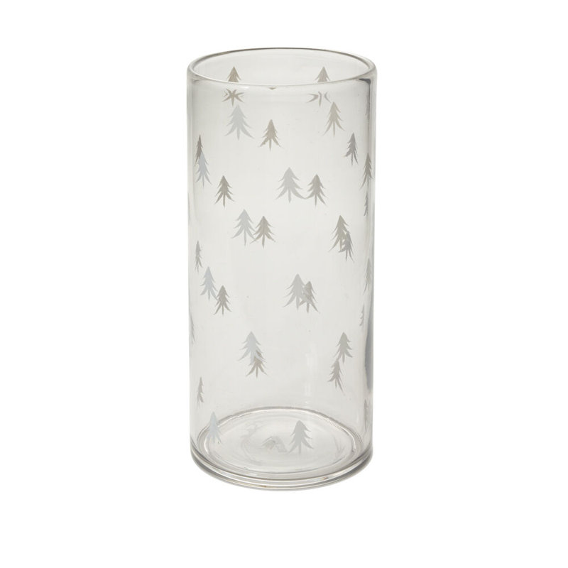 Porte-votive de table en verre, H 15 po x l 7 po x P 7 po