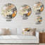 Ruhaan - Horloge murale abstraite de style Mid-Century-77275811