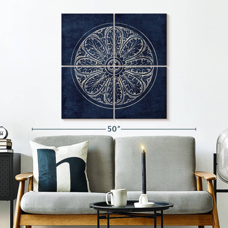 Rosette V indigo