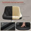 Swivel Upholstered Faux Leather Adjustable Height Bar Stool-61655927-134966911