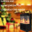 Chaufferette portative électrique pour foyer 1500W, flamme à DEL 3D, double, pour l'intérieur, la maison, le bureau, le chauffage de décoration de Noël avec