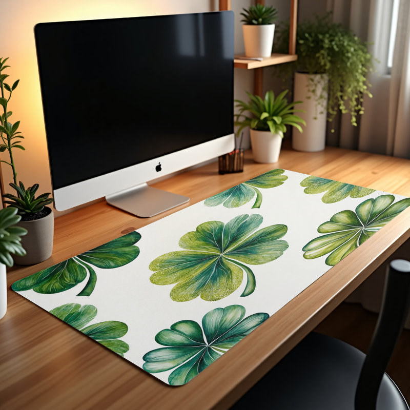 Polyester Desk Pad, 14.4x12.1