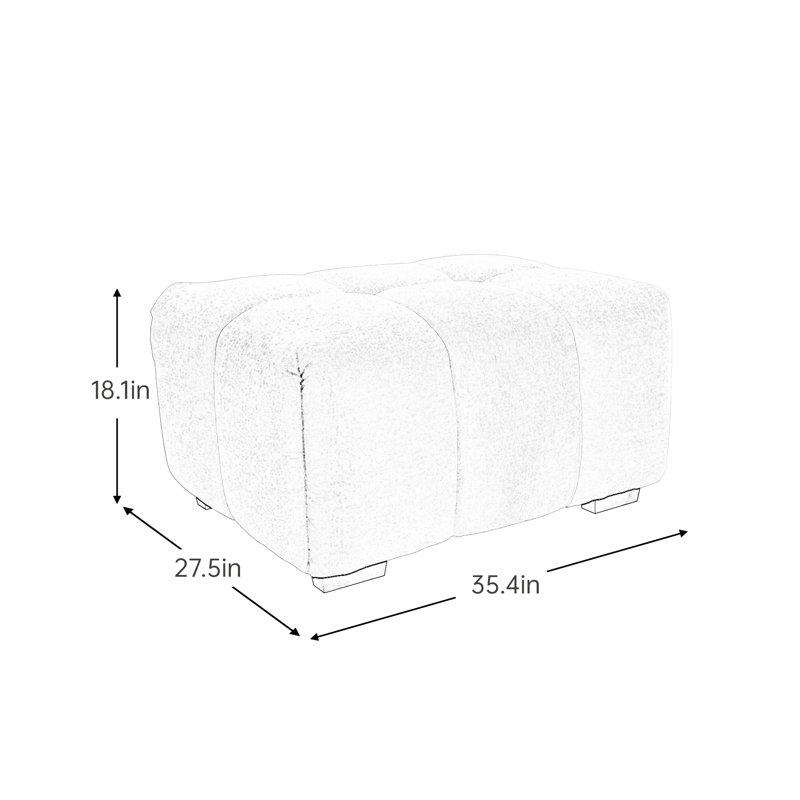 33 canapés en chenille bleue - capitonnage sur mesure, conception ergonomique, revêtement avec chenille douce mobile, arrangement personnalisable profond