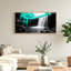 Waterfall Forest, reproduction d'art sur toile encadrée, ensemble de 1,48 x 24 pouces-1043417528