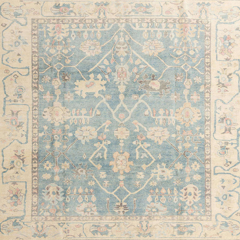 Tapis abstrait moderne 4326, Carré 6 pi