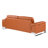 Camel Modern Genuine Leather Sofa-33133433