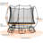 Springless Trampoline Kids 10FT Round Trampoline with Safety Enclosure Net for Kids & Adults Outdoor Fun