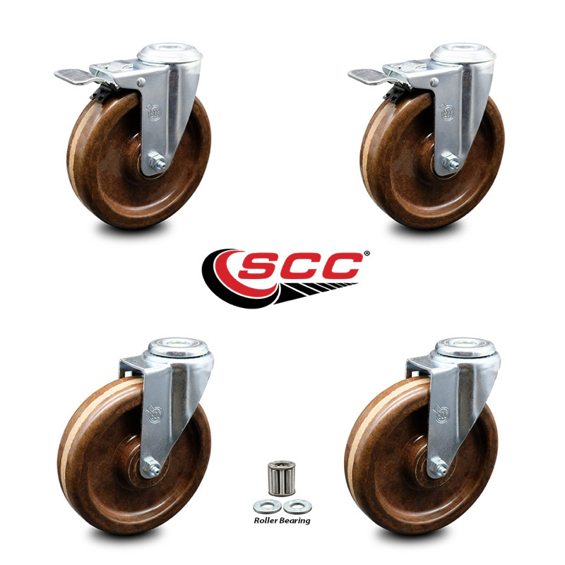 4-Piece Phenolic Caster Set