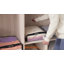 Paquet de 4 sacs de rangement transparents pour vêtements de 14 L avec fermeture à glissière, rangement pour chandail en plastique, organisateurs de couvertures pliables en vinyle, sac de déplacement pour drap de lit, vêtements-88406901
