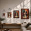 Cavalier in Repose Modern - Framed Print-1648461484-1648461486