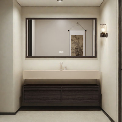 Retro high-end and simple bathroom cabinet