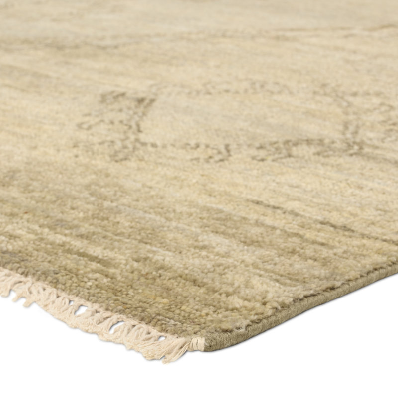 Jaipur Living Fayola JIN11 Handknotted Medallion Green Area Rug (10'x14'), Rectangle 10' x 14'
