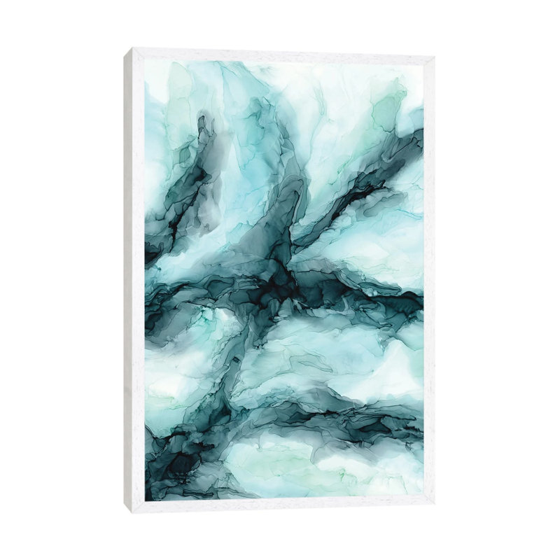 Riptide II Center by Elizabeth Karlson - Print on Canvas, White Framed, 66.04 cm H x 45.72 cm W