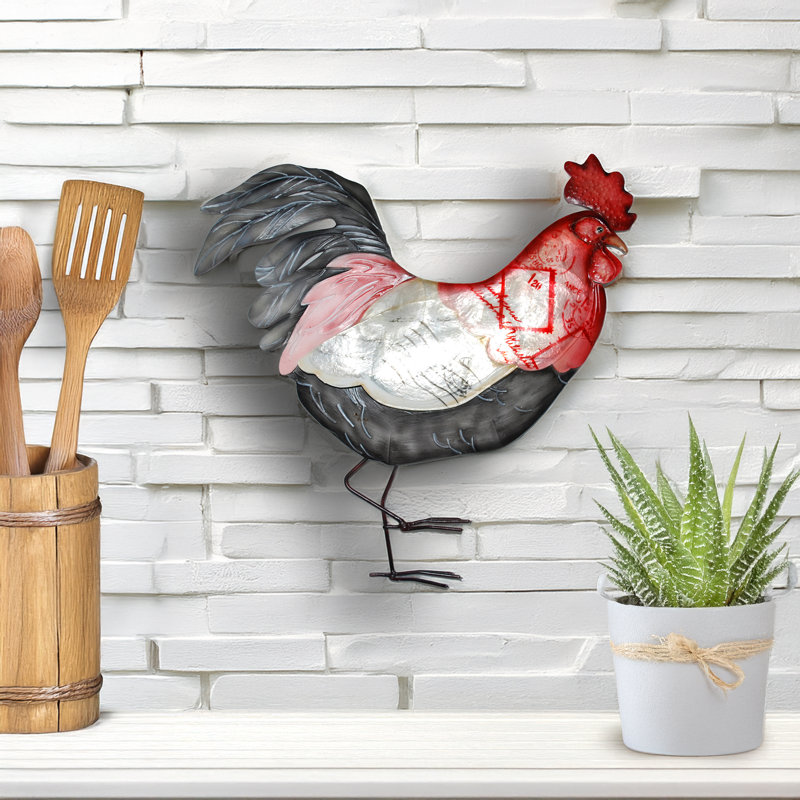 Décoration murale debout à poulet