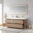 Beira 71.7'' Double Bathroom Vanity with Composite Top-70529557-70529556