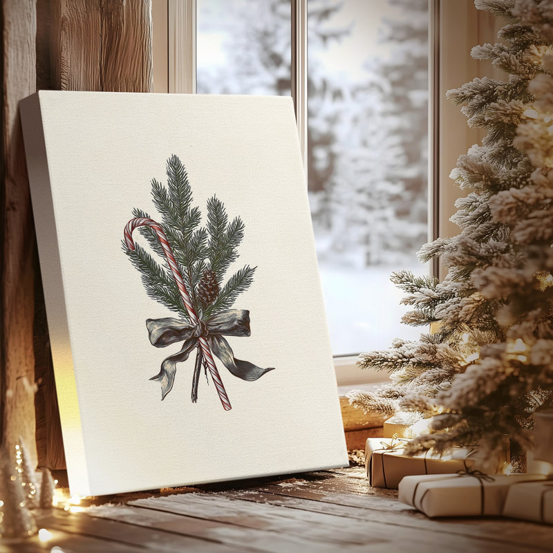 Toile tendue Evergreen of Pearled Carol-Premium Gallery, H 27 po x l 18 po