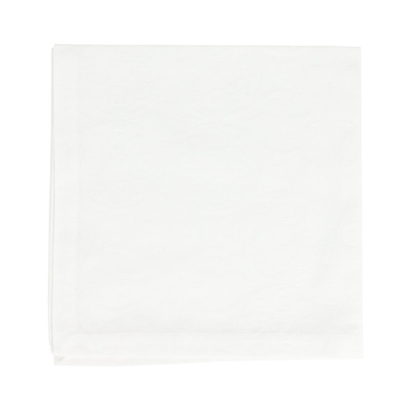 Damask Napkins - Set Of 4, White