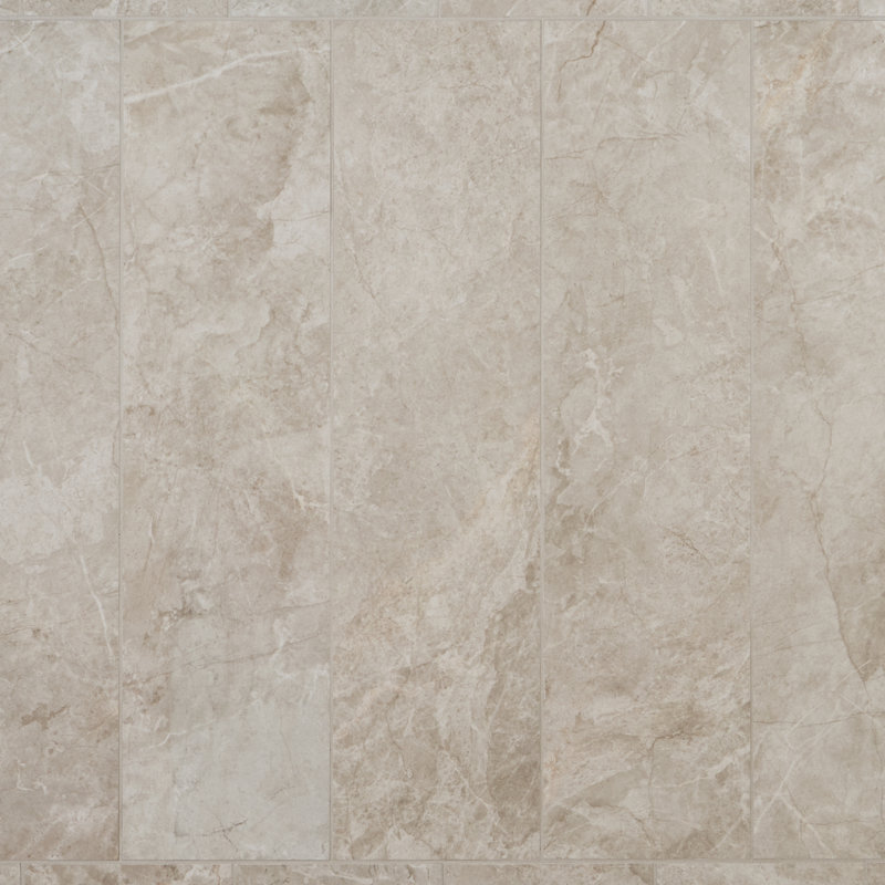 Nova 8,85 po X 35,43 po Carreau de plancher et de mur en porcelaine matte (13,12 pieds carrés / caisse), Beige os