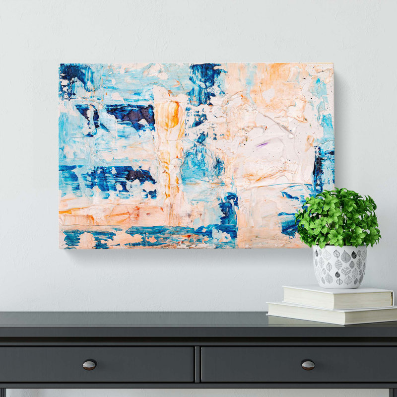 Abstract Art Painting Vol.77 by S.Johnson - Wrapped Canvas, 35cm H x 50cm W x 3cm D