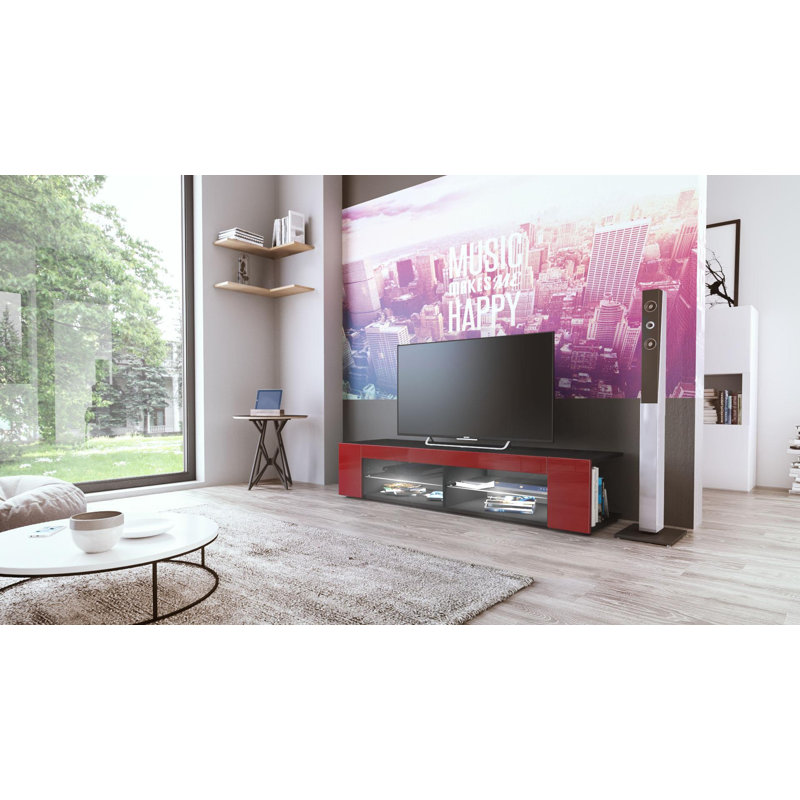 Killion TV Stand for TVs up to 60", Burgundy