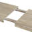 7-Piece Wooden Dining Table Set Mutifunctional Extendable Table with 12" Leaf and 2 Drawers, 6 Dining Chairs with Soft Cushion (Natural Wood Wash)