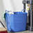 Hokku Designs 25 Liter 6.6 Gallon Durable Plastic Storage Tote, Blue (18 Pack)