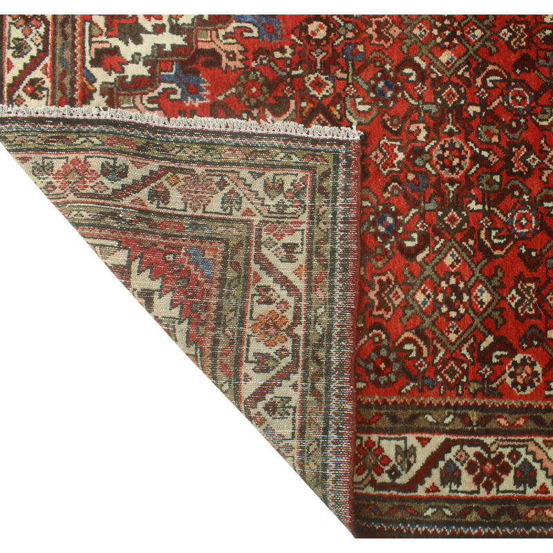 One-of-a-Kind 3'5 X 10' New Age Runner Wool Area Rug in