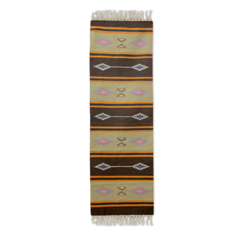 Aghvan Wool Ikat Indoor Rug