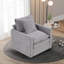Fauteuil de lecture en tissu Chenille-1923209533