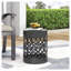 Outdoor Metal End Table -Large-1285833873