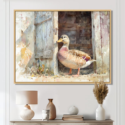 Dubien, mignon, portrait de canard à la grange II