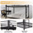 Bunk Bed Frame Queen Size Multi-Functional Square Tube Iron, Robust Metal Material Frame Resists Wear-1665473648-1665473661