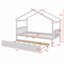 Lit en bois avec couchette-536255761