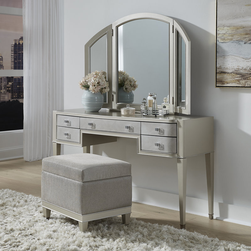 Zoey Tri-Fold Mirror