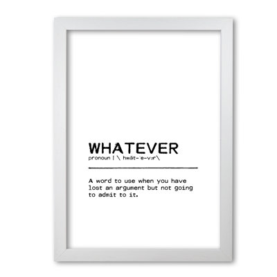 Whatever Lost - Print